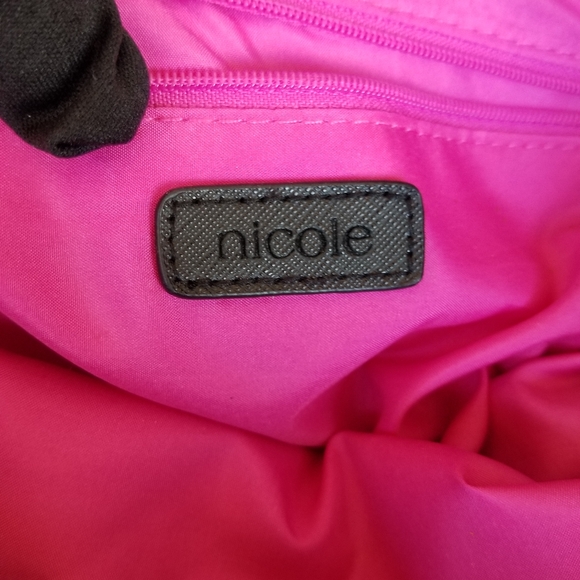 Nicole Miller Multicolor Chevron Women's Bag PVC - Picture 11 of 14